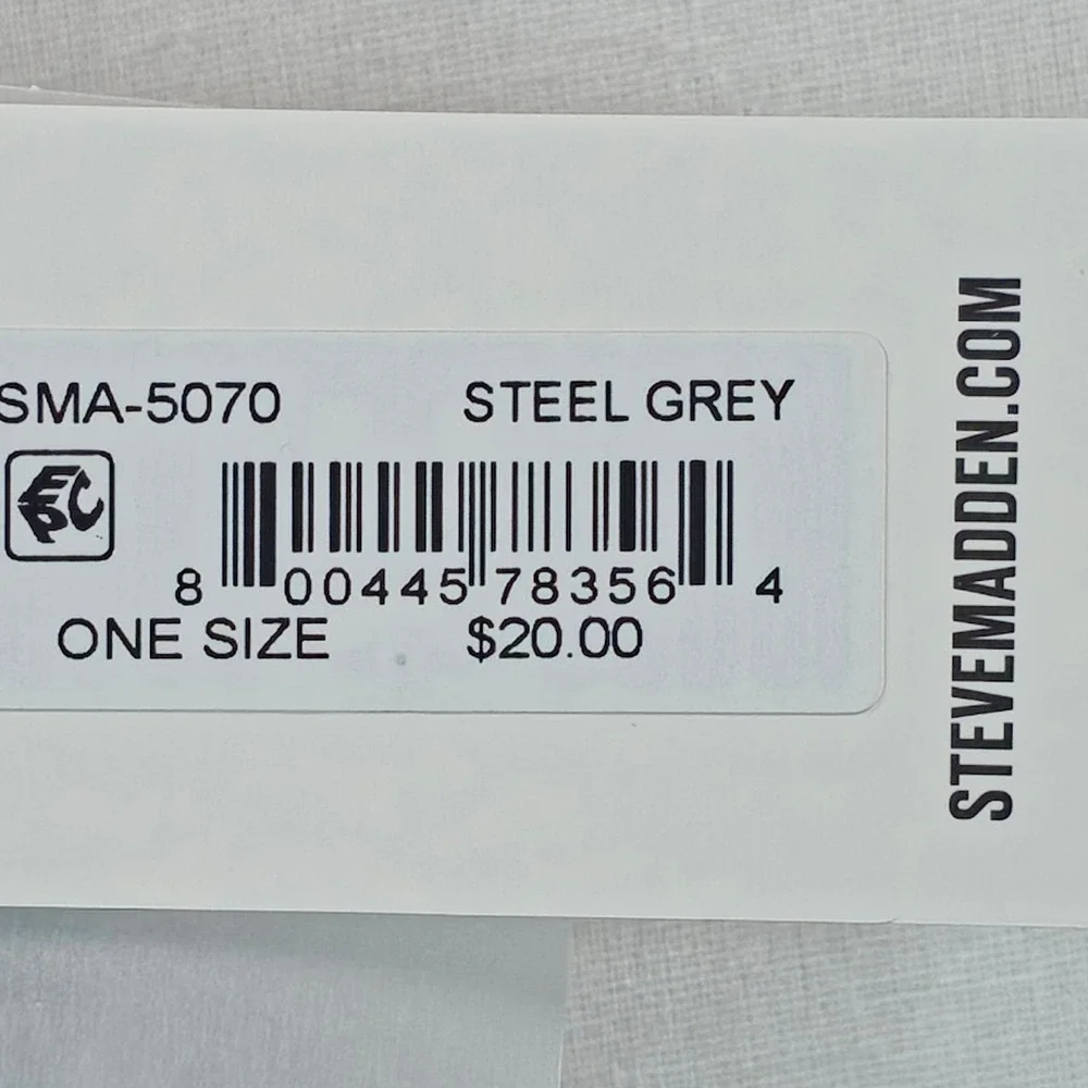 Steve Madden Womens Tech Touch Gloves OS Gray Knit Touchscreen Compatible NWT